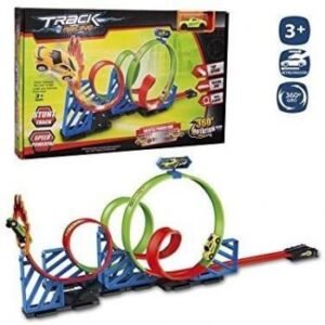 Pista Looping 360 Grados Juinsa con Coche Multicolor