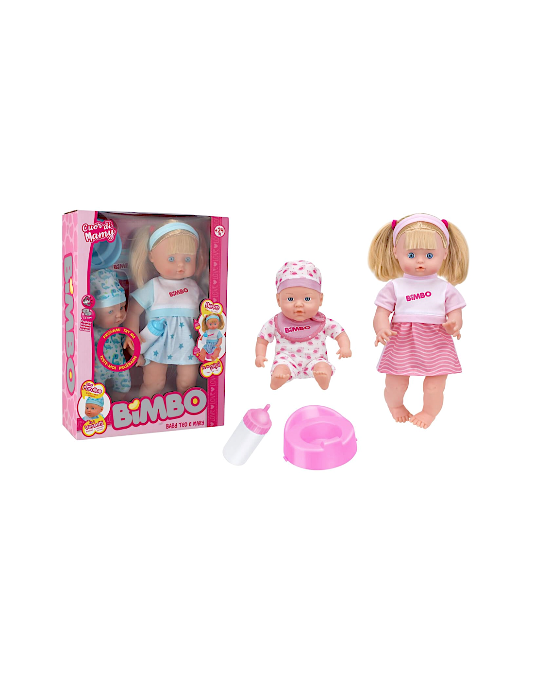 MUÑECAS PAREJA 40/30CM SURTIDAS