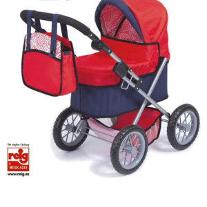 Carrito/cochecito para muñecas de la marca Reig, modelo Trendy Royal Special Version