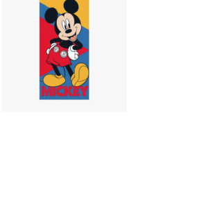 Toalla de playa. 🖼️ Diseño: Mickey Mouse (personaje clásico de Disney).