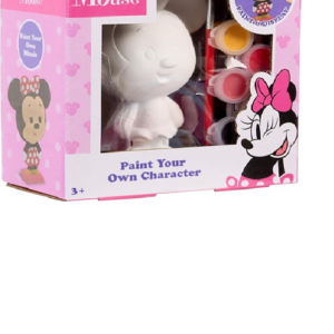 Figura de yeso para pintar con el personaje Minnie de Disney.